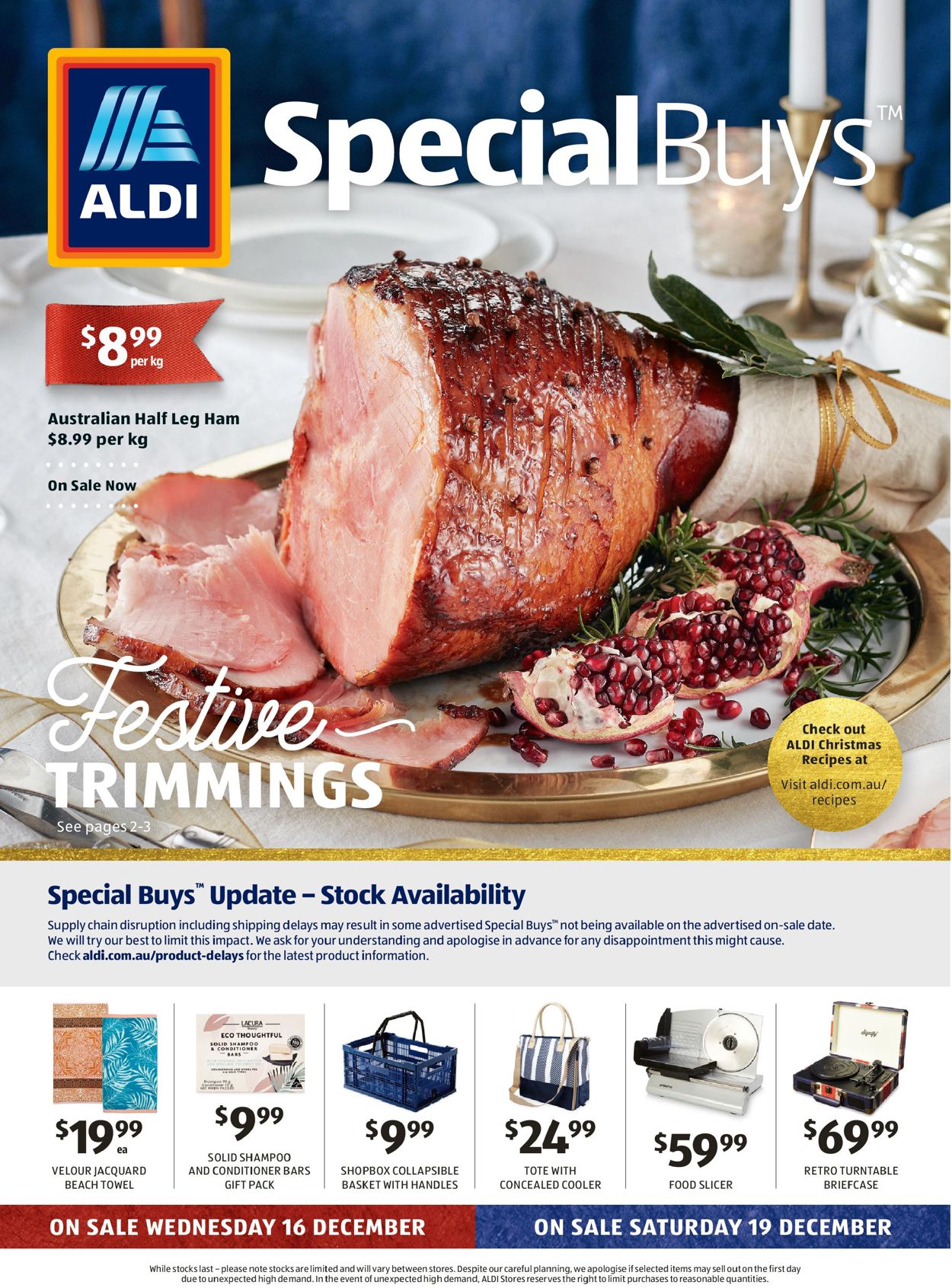 ALDI - Holiday 2020 Catalogue - 16/12-22/12/2020