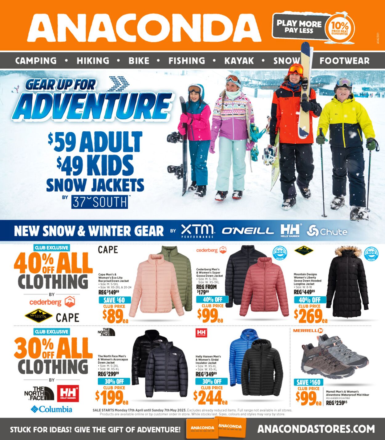 Anaconda Catalogue - 17/04-07/05/2023