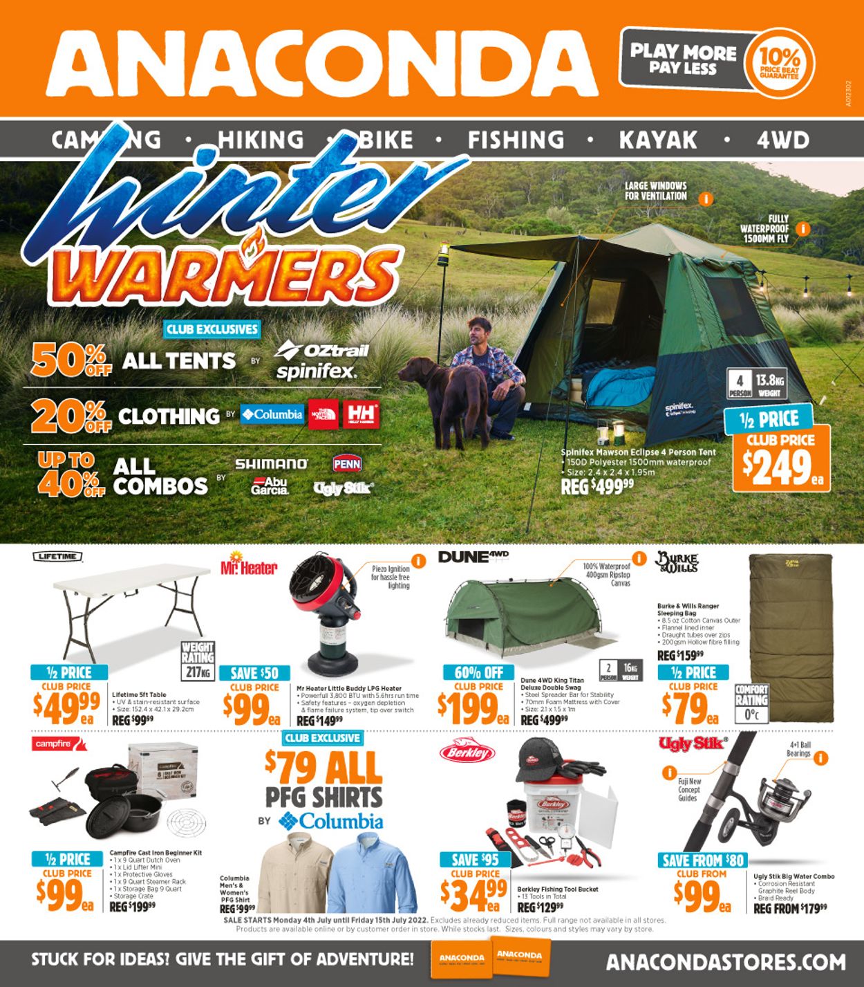 Anaconda Catalogue - 04/07-15/07/2022