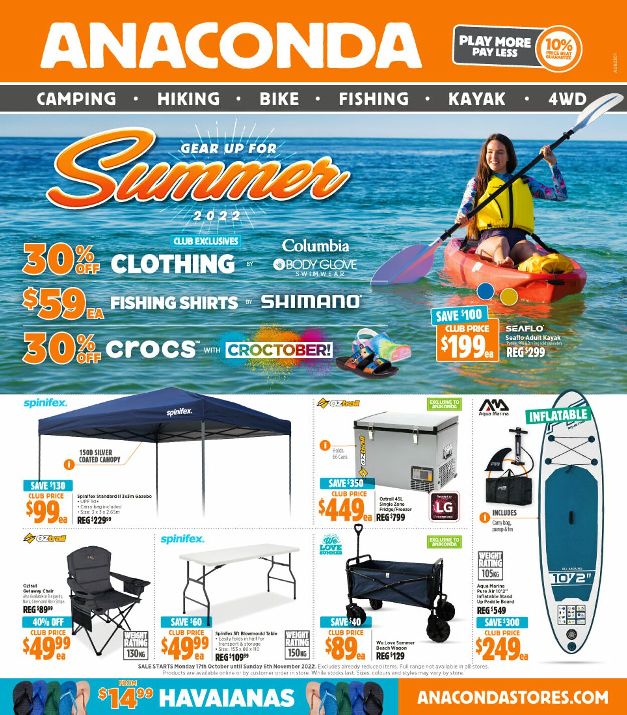 Anaconda Catalogue - 17/10-06/11/2022
