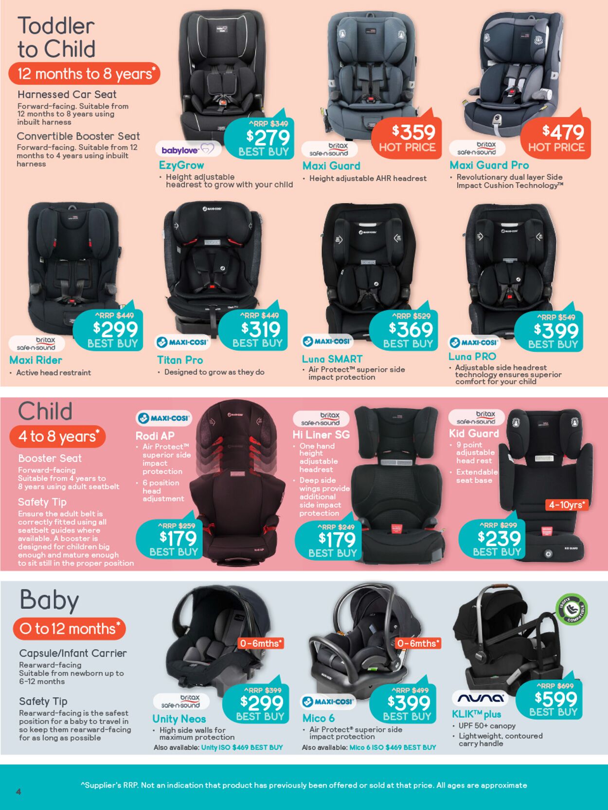 Baby Bunting Catalogue - 28/03-30/04/2023 (Page 4)
