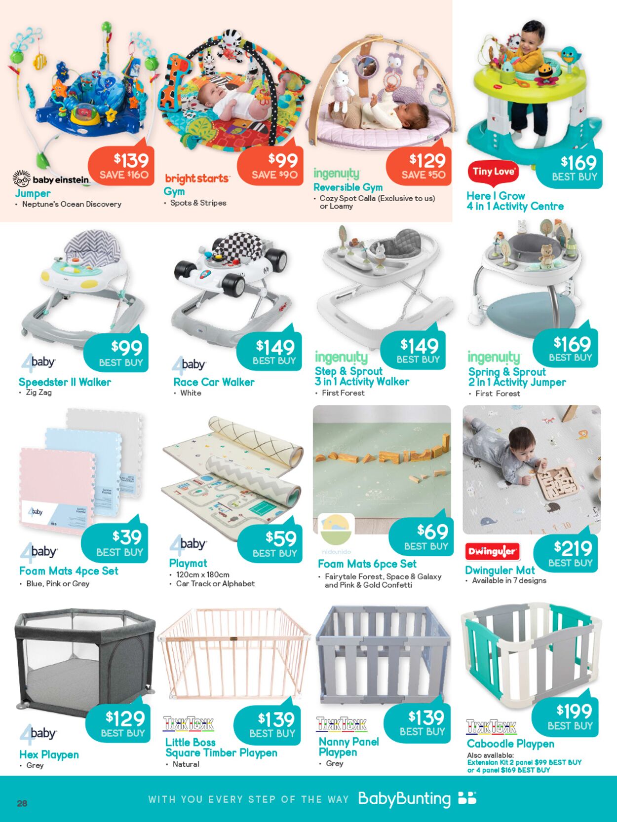 Baby Bunting Catalogue - 28/03-30/04/2023 (Page 28)