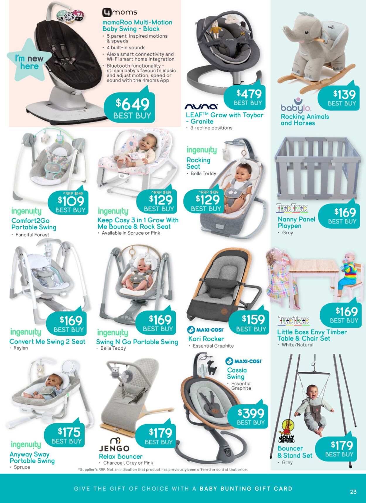 Baby Bunting Catalogue - 09/11-04/12/2022 (Page 23)
