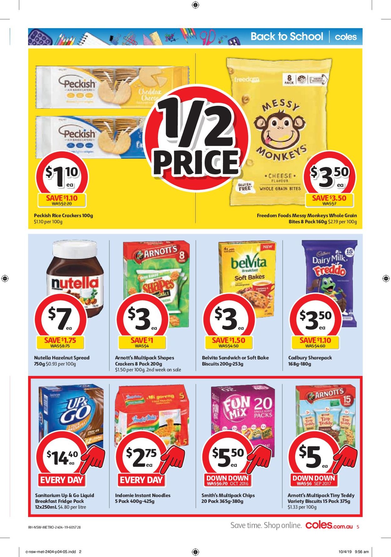 Coles - NSW/ACT Catalogue - 24/04-30/04/2019 (Page 5)