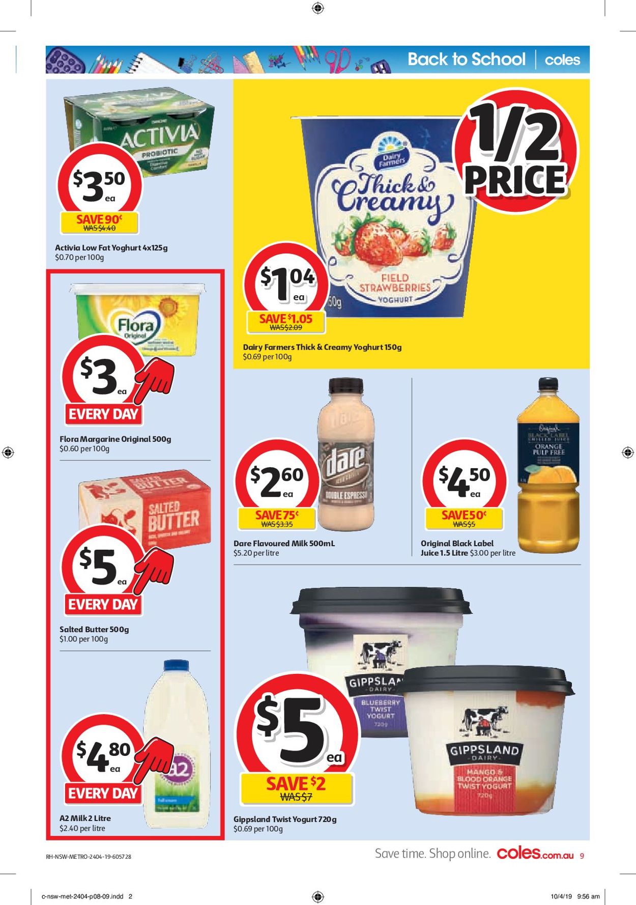 Coles - NSW/ACT Catalogue - 24/04-30/04/2019 (Page 9)