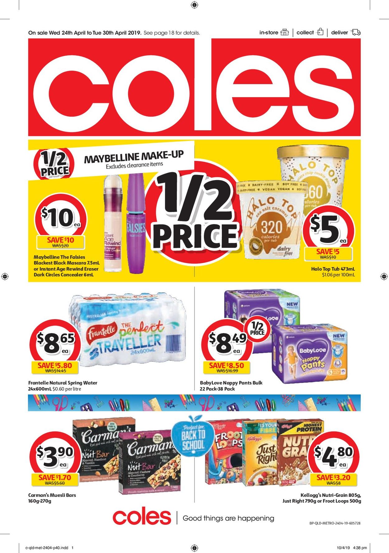 Coles - QLD Catalogue - 24/04-30/04/2019 (Page 40)