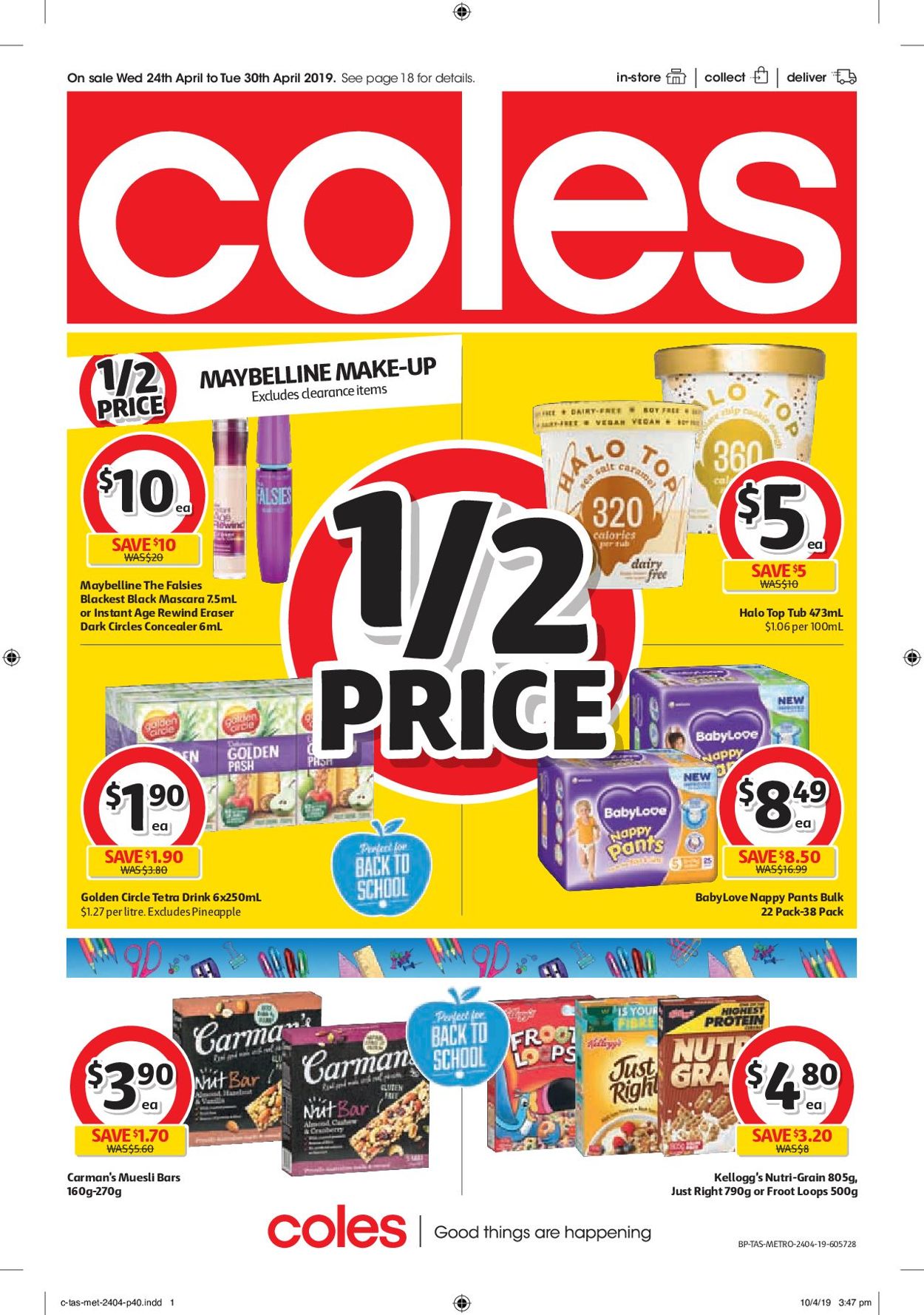 Coles - TAS Catalogue - 24/04-30/04/2019 (Page 40)