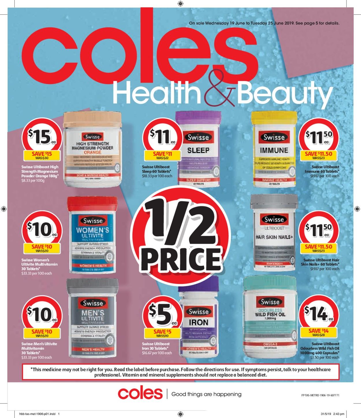 Coles Catalogue - 19/06-25/06/2019