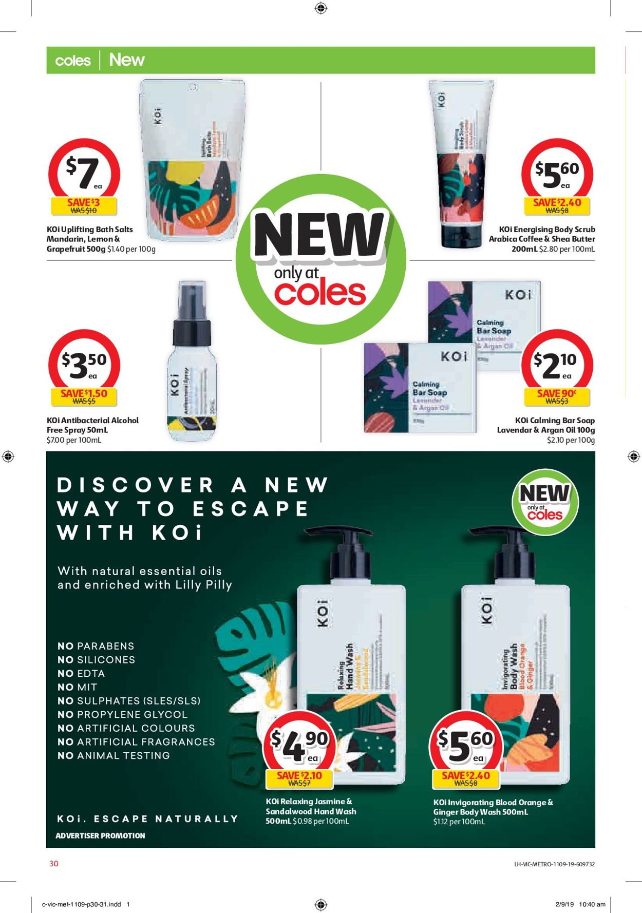 Coles Catalogue - 11/09-17/09/2019 (Page 30)