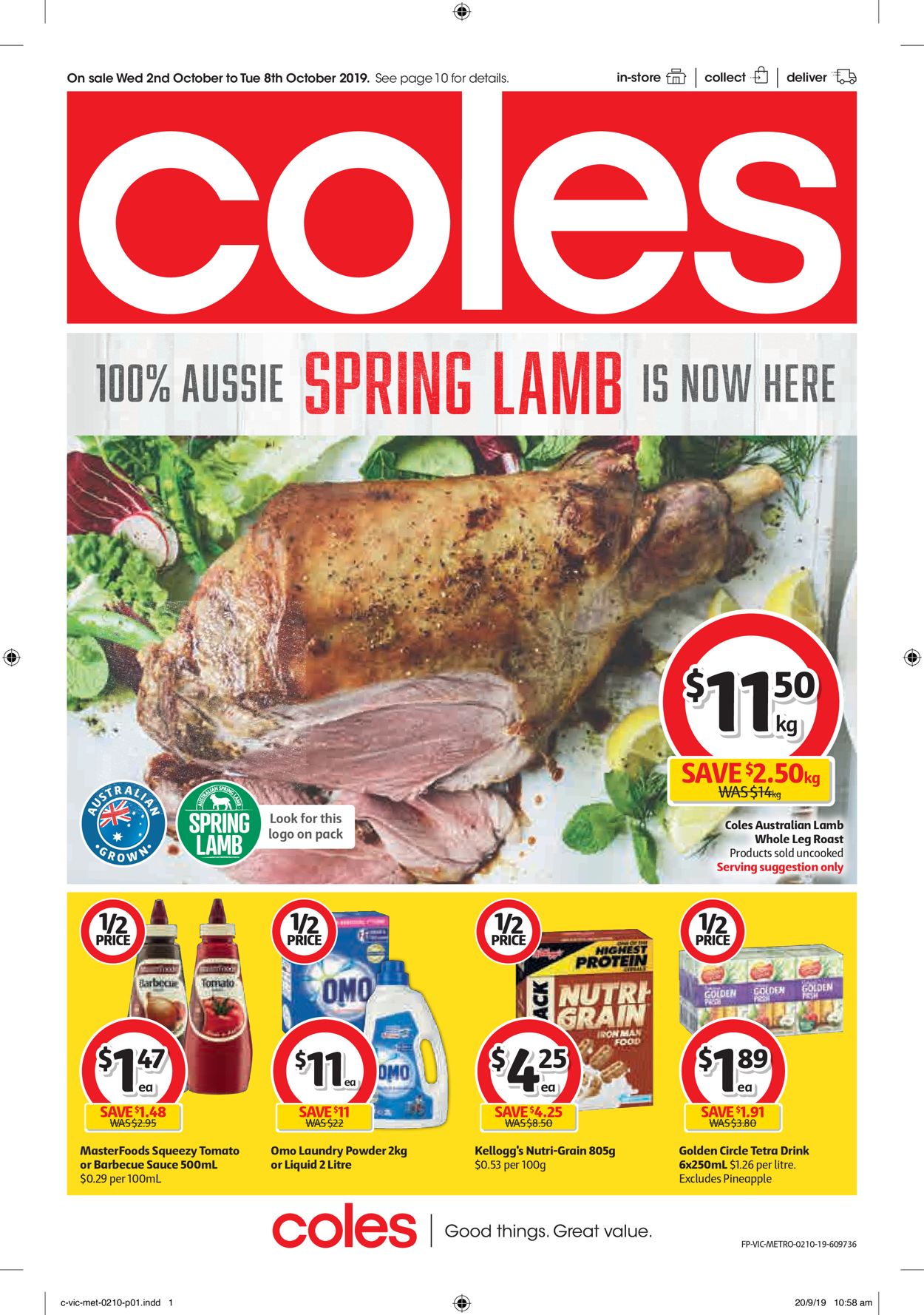Coles Catalogue - 02/10-08/10/2019
