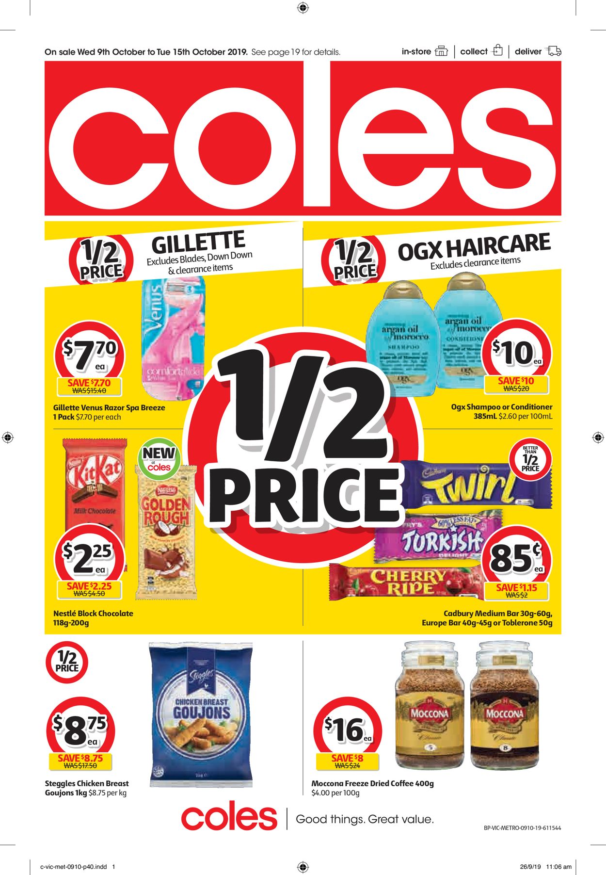Coles Catalogue - 09/10-15/10/2019 (Page 44)
