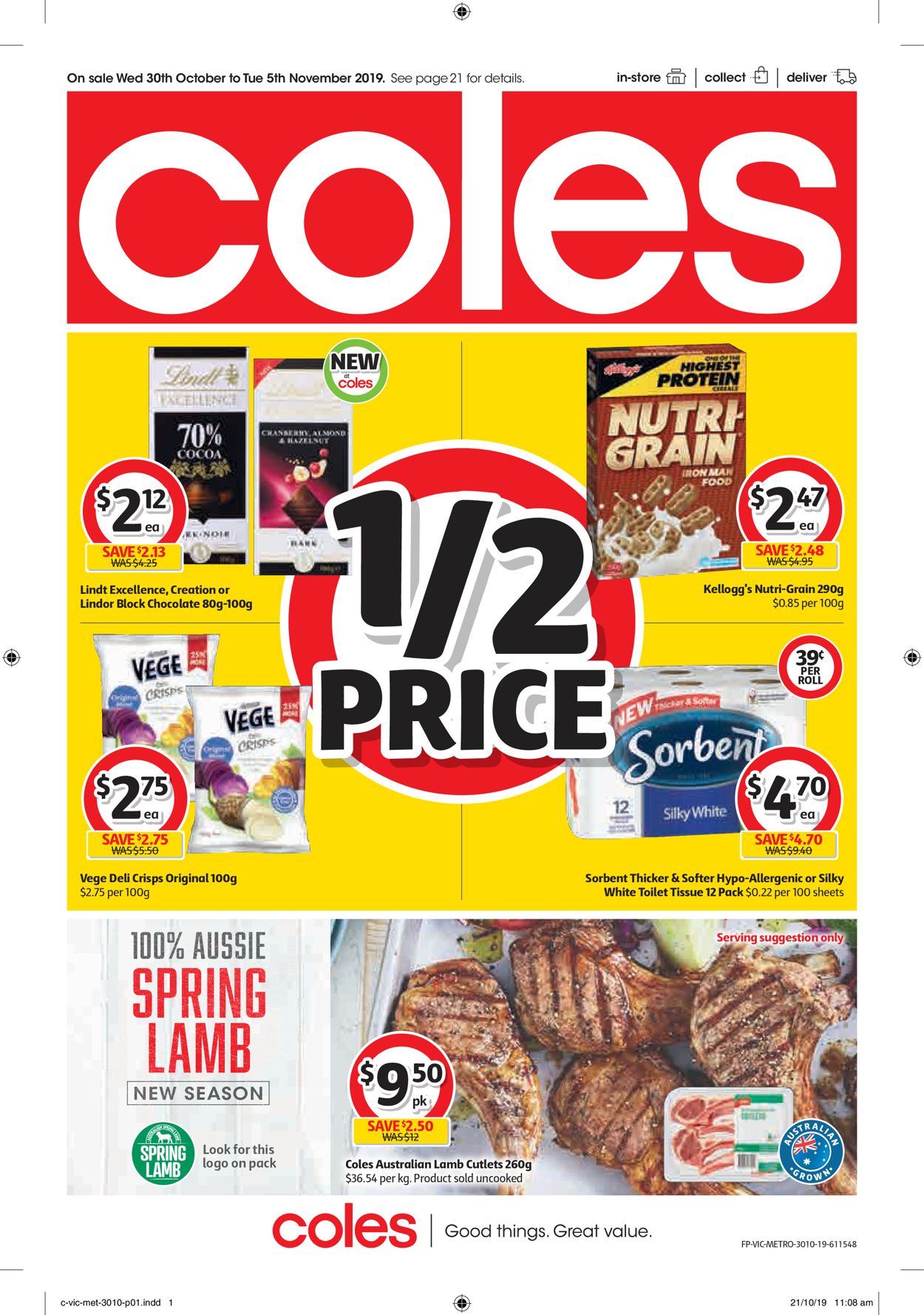 Coles Catalogue - 30/10-05/11/2019