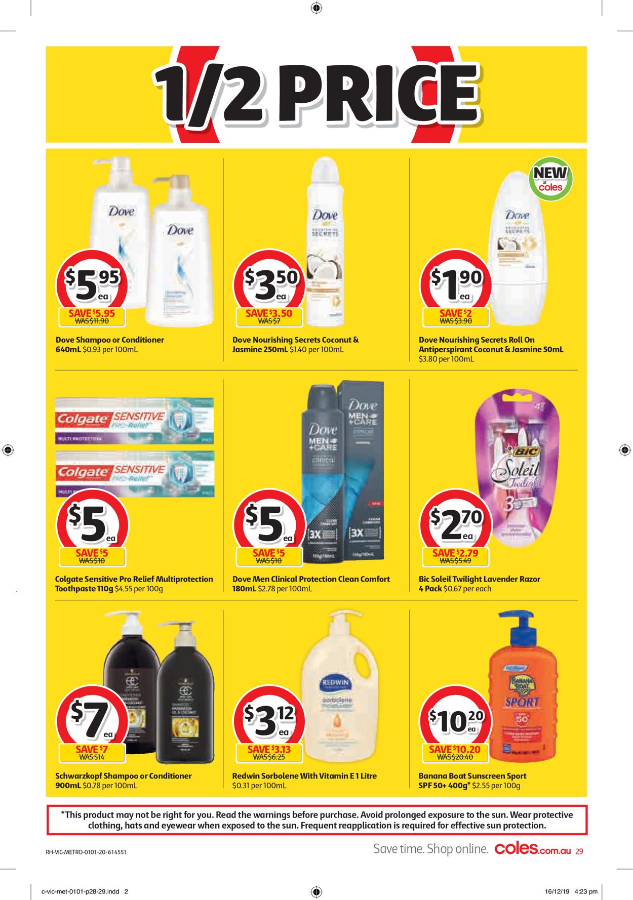Coles New Year Catalogue 2020 Catalogue - 01/01-07/01/2020 (Page 29)
