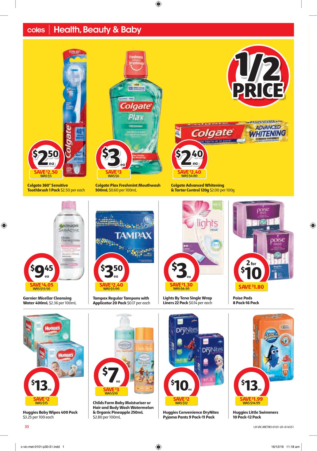 Coles New Year Catalogue 2020 Catalogue - 01/01-07/01/2020 (Page 30)