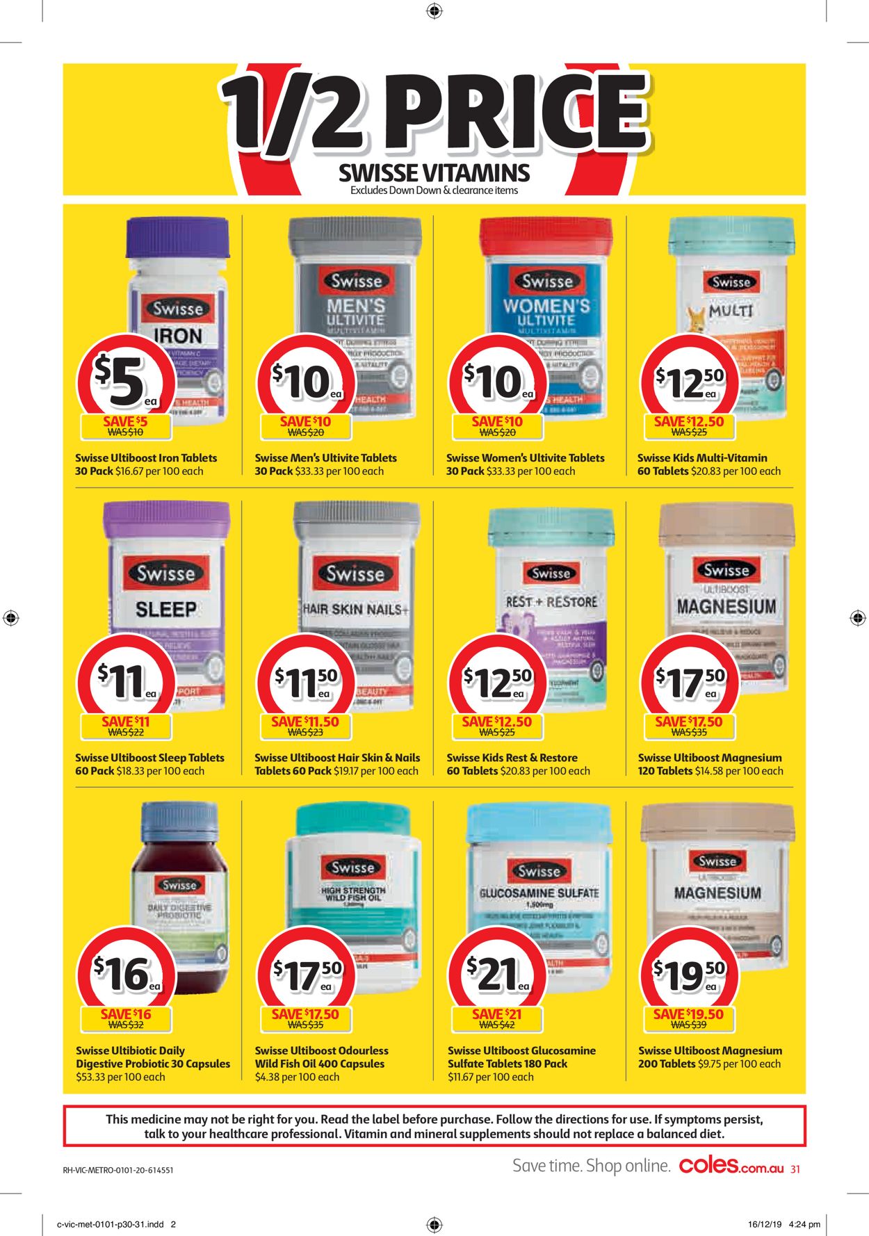 Coles New Year Catalogue 2020 Catalogue - 01/01-07/01/2020 (Page 31)