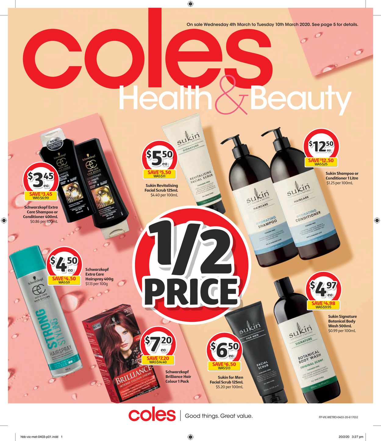 Coles Catalogue - 04/03-10/03/2020