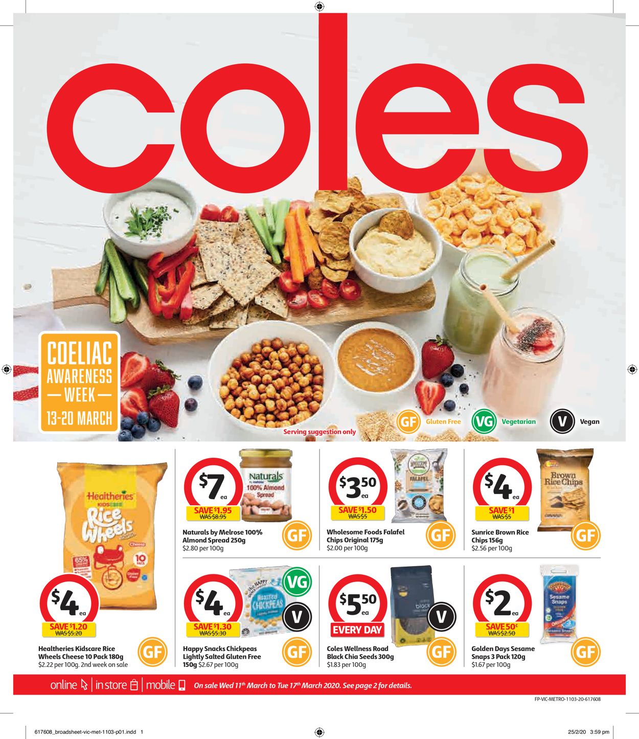 Coles Catalogue - 11/03-17/03/2020