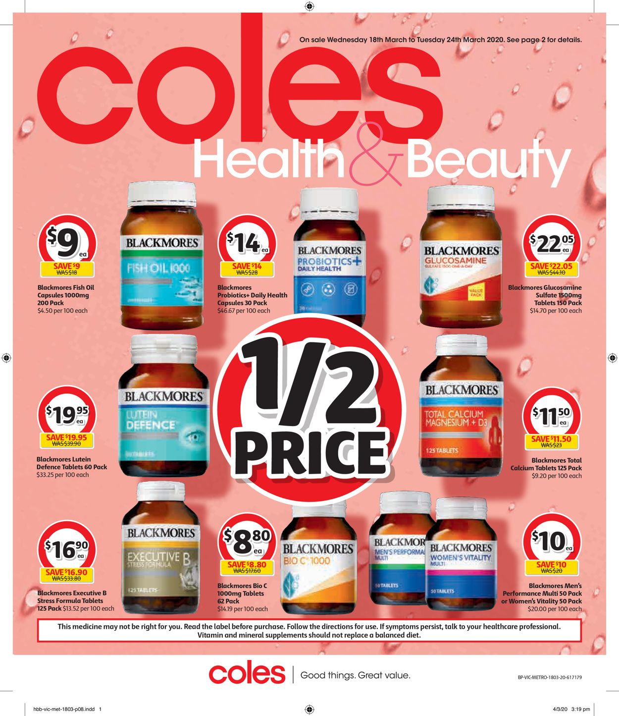 Coles Catalogue - 18/03-24/03/2020 (Page 8)
