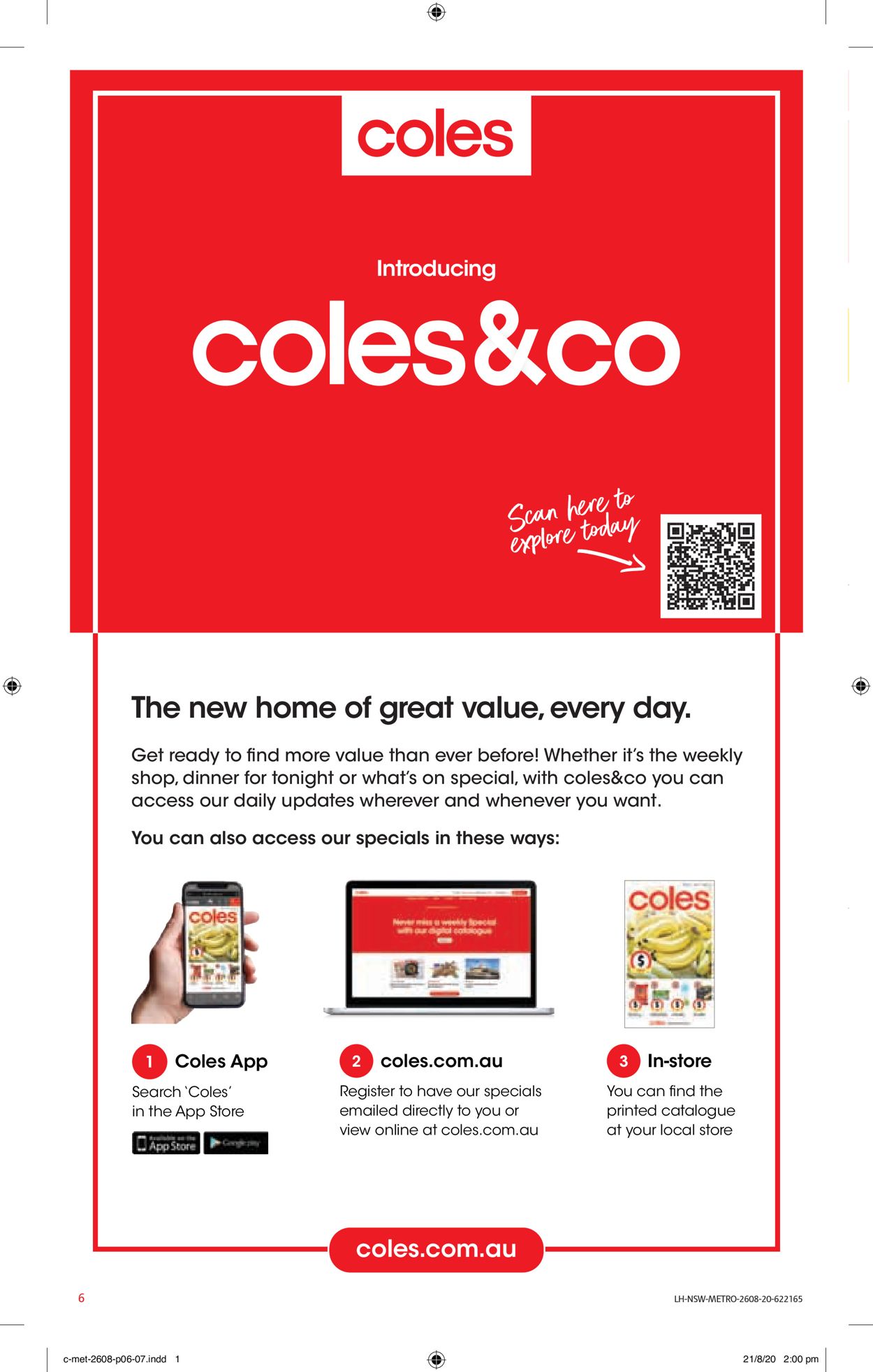Coles Catalogue - 26/08-01/09/2020 (Page 6)