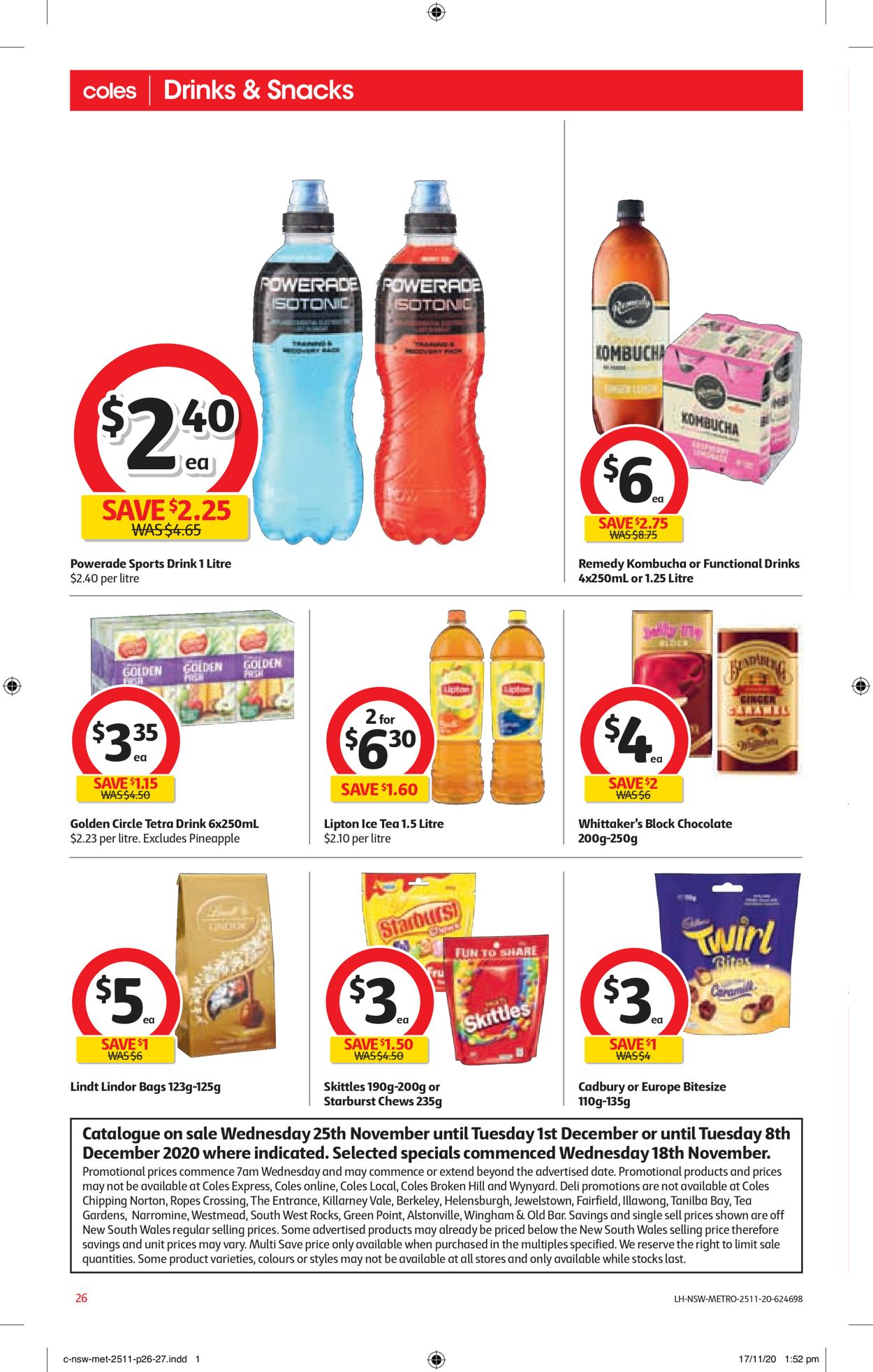 Coles Black Friday 2020 Catalogue - 25/11-01/12/2020 (Page 26)