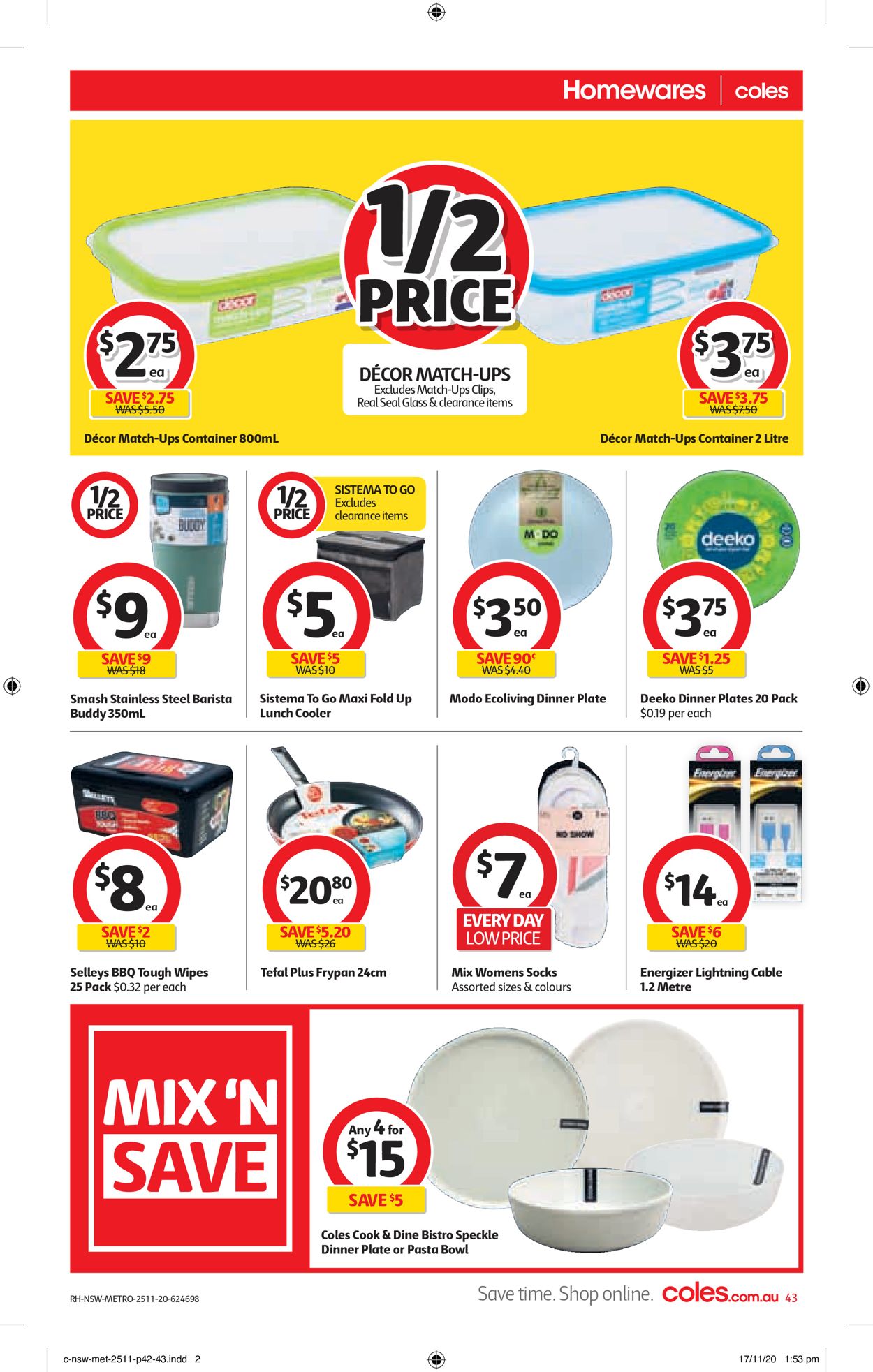 Coles Black Friday 2020 Catalogue - 25/11-01/12/2020 (Page 43)