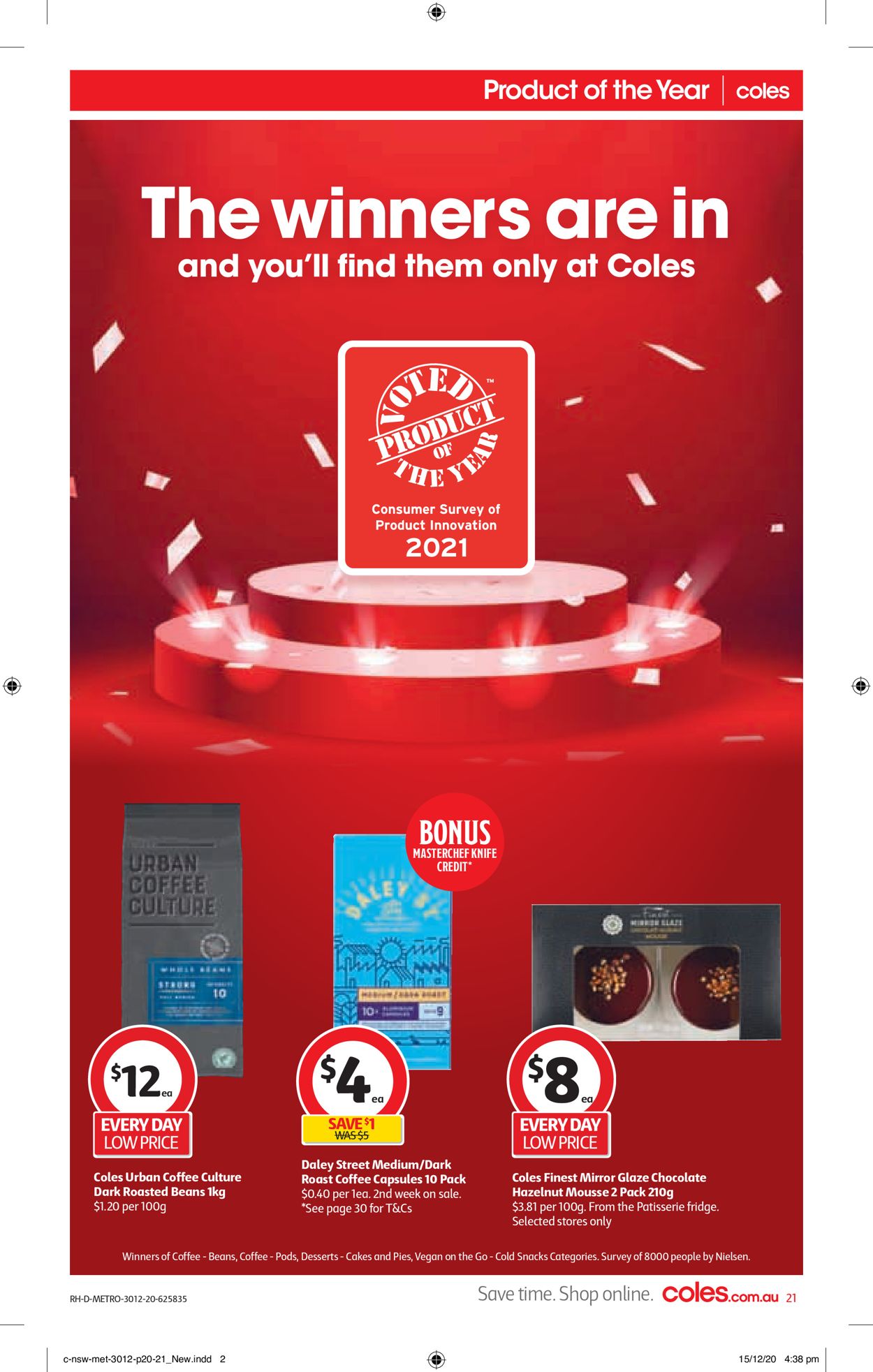 Coles - New Year 2021 Catalogue - 30/12-05/01/2021 (Page 21)