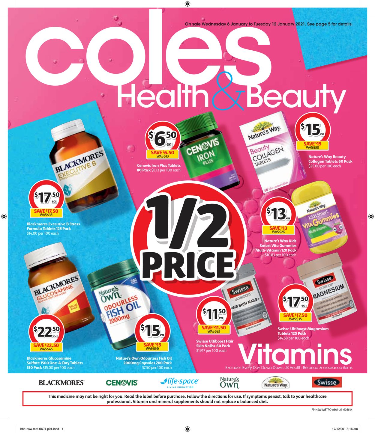 Coles Catalogue - 06/01-12/01/2021