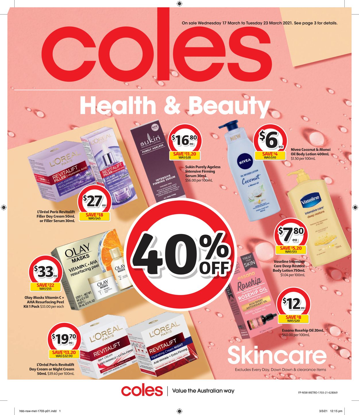 Coles Catalogue - 17/03-23/03/2021