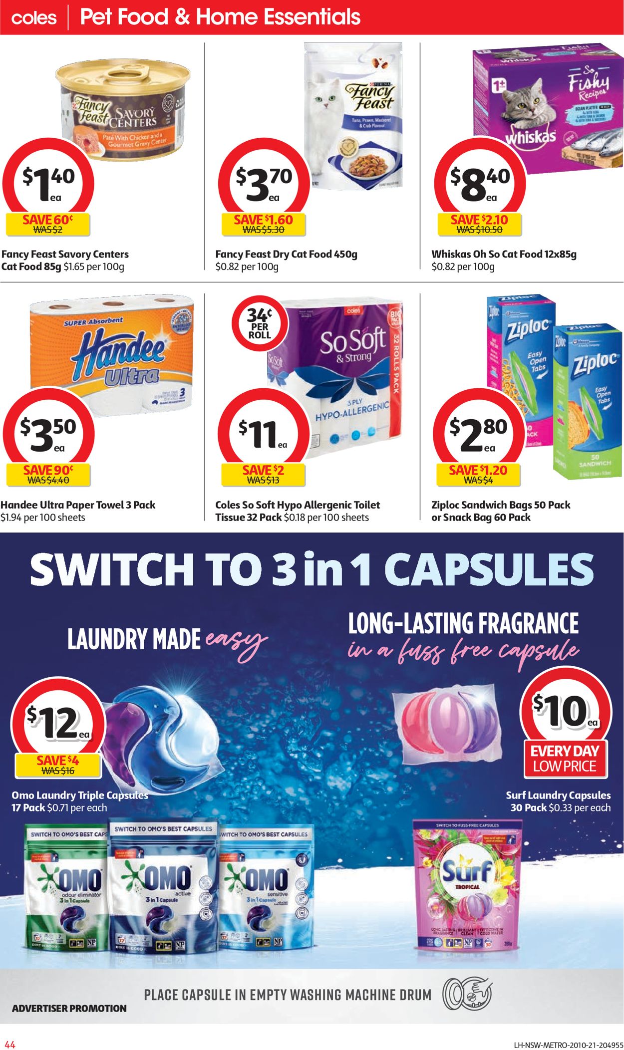 Coles Halloween 2021 Catalogue - 20/10-26/10/2021 (Page 44)
