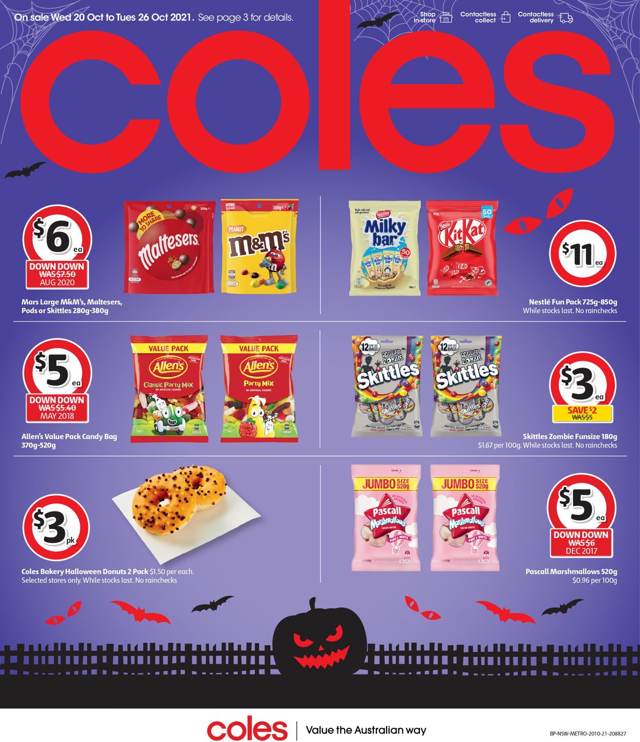 Coles Halloween 2021 Catalogue - 20/10-26/10/2021 (Page 8)