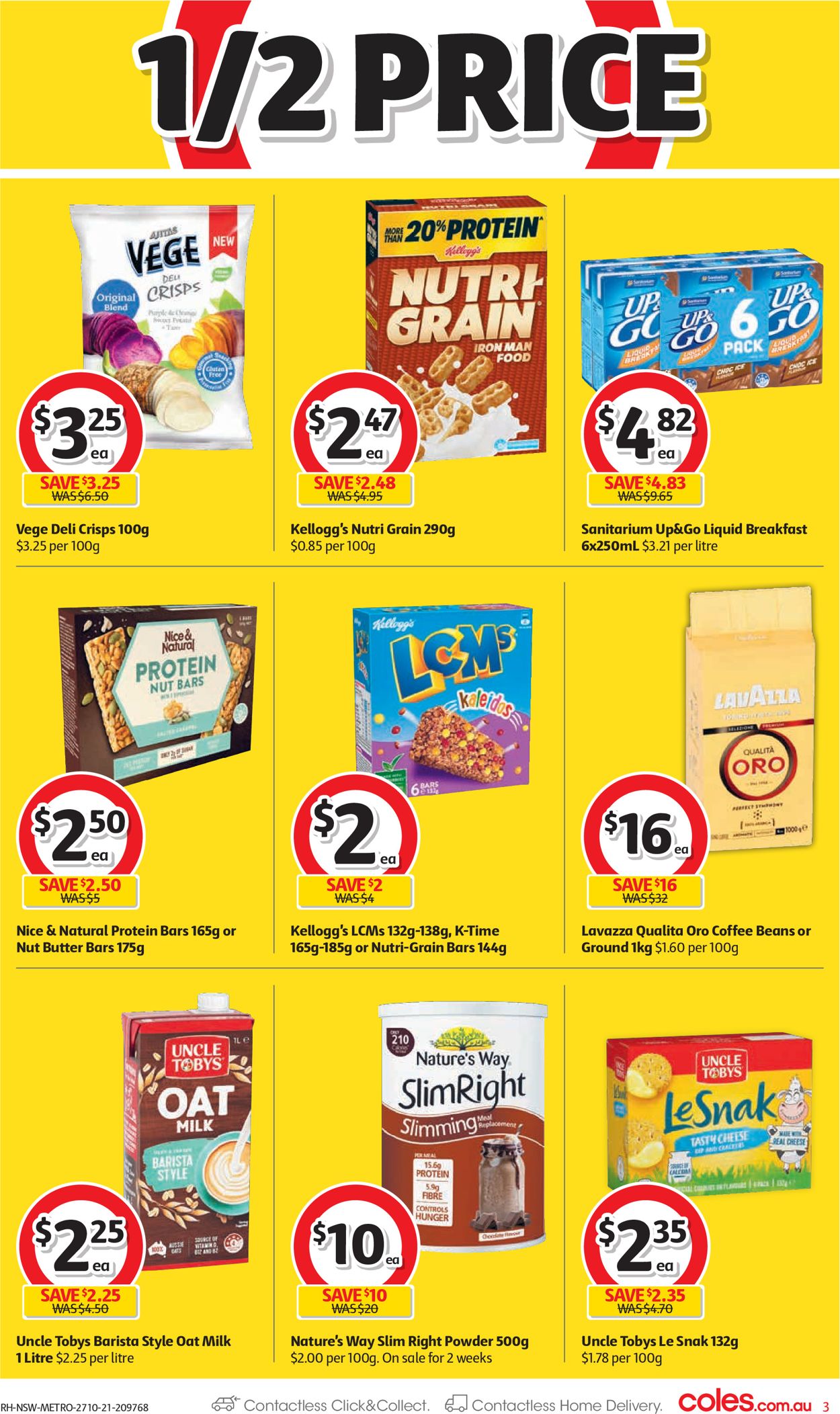 Coles HALLOWEEN 2021 Catalogue - 27/10-02/11/2021 (Page 3)
