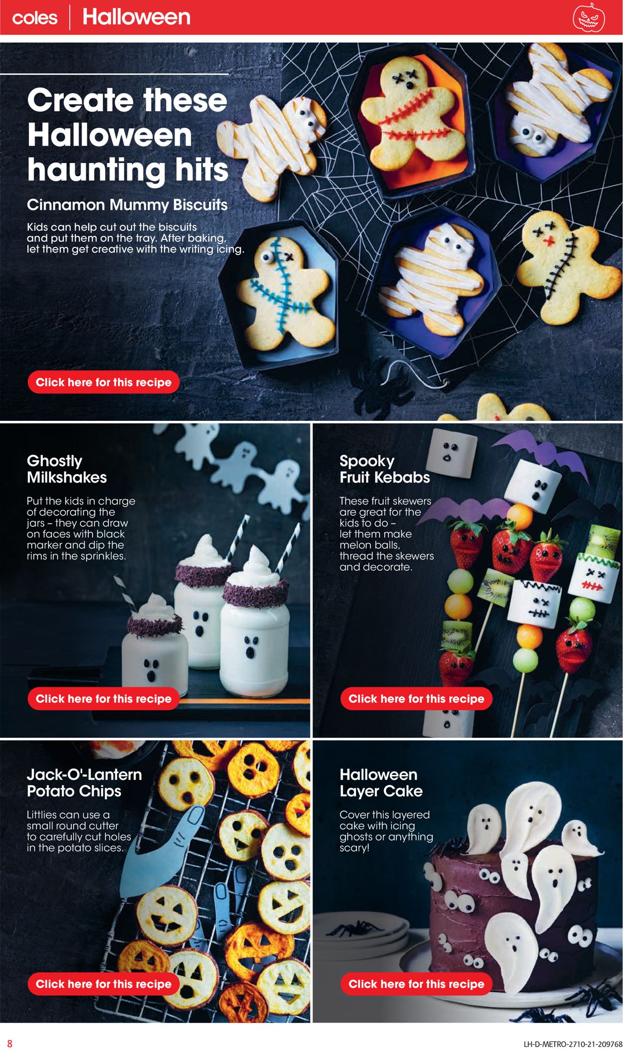 Coles HALLOWEEN 2021 Catalogue - 27/10-02/11/2021 (Page 8)