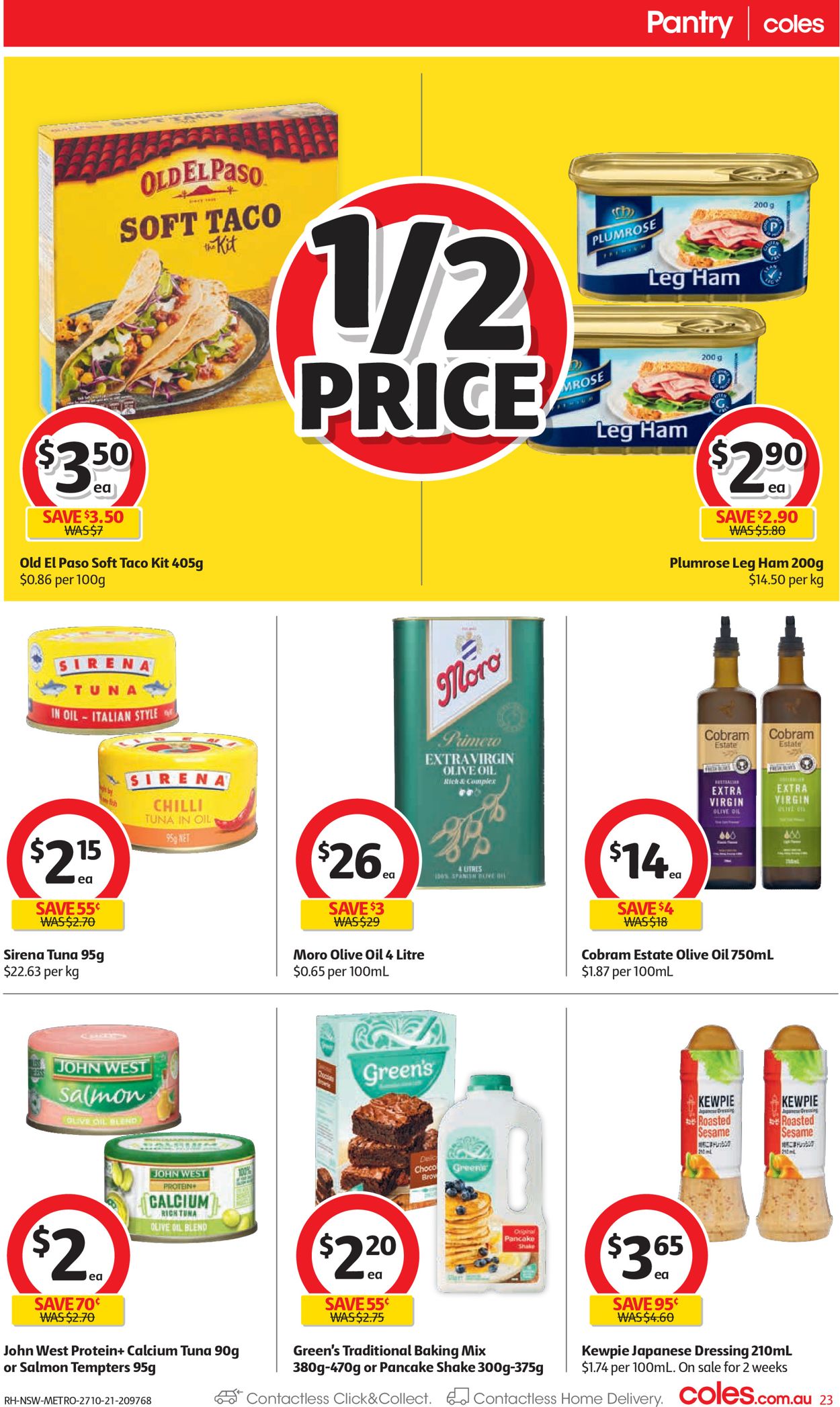 Coles HALLOWEEN 2021 Catalogue - 27/10-02/11/2021 (Page 23)