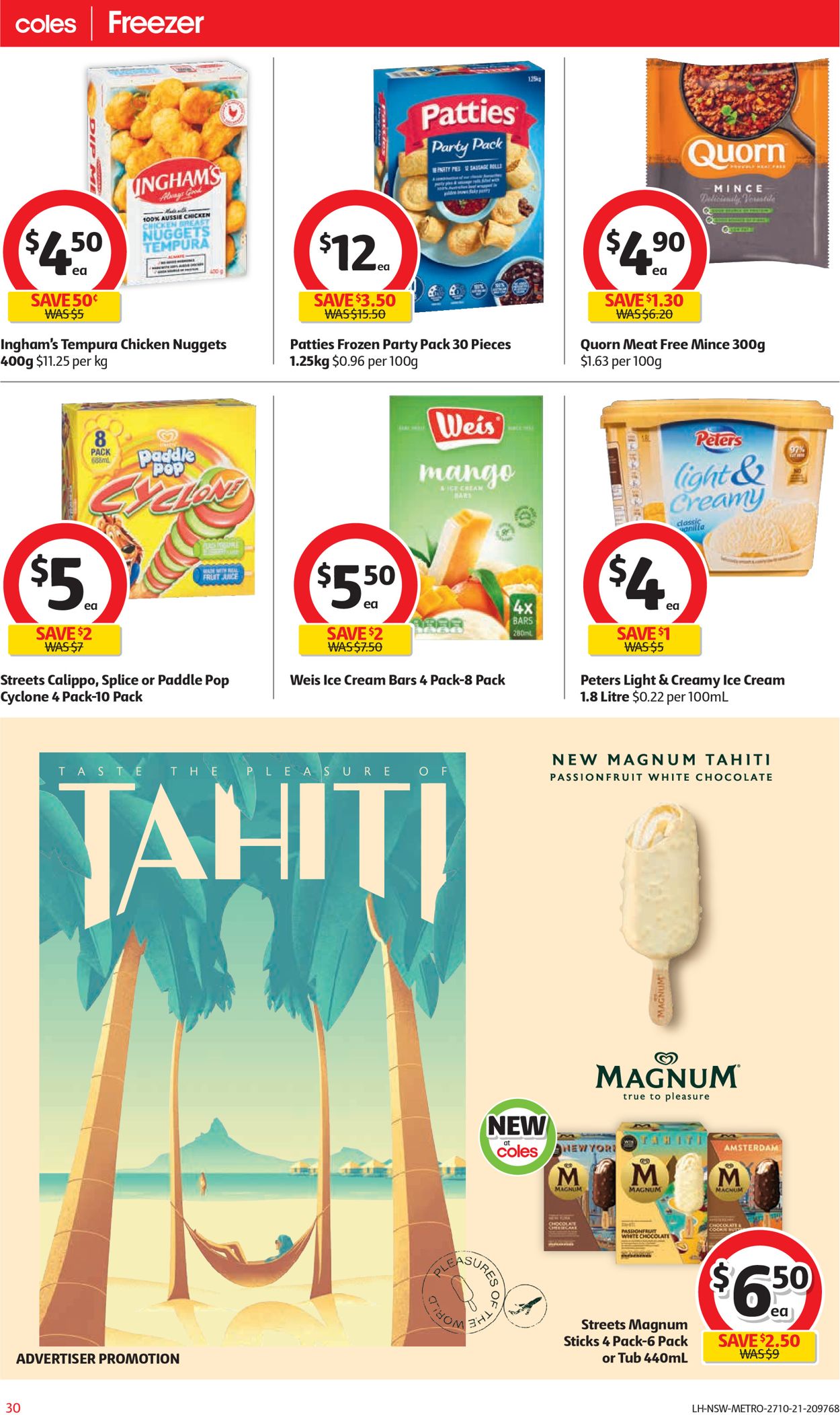 Coles HALLOWEEN 2021 Catalogue - 27/10-02/11/2021 (Page 30)
