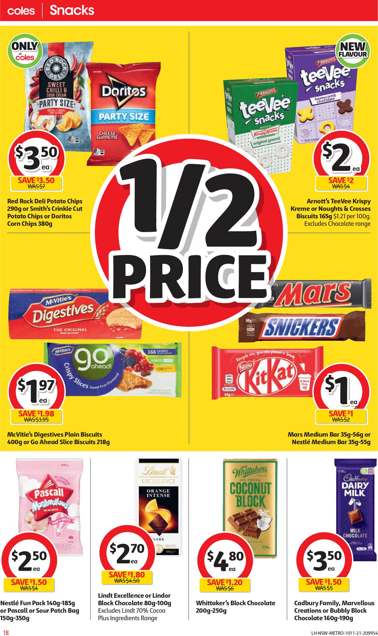 Coles HOLIDAYS 2021 Catalogue - 10/11-16/11/2021 (Page 18)