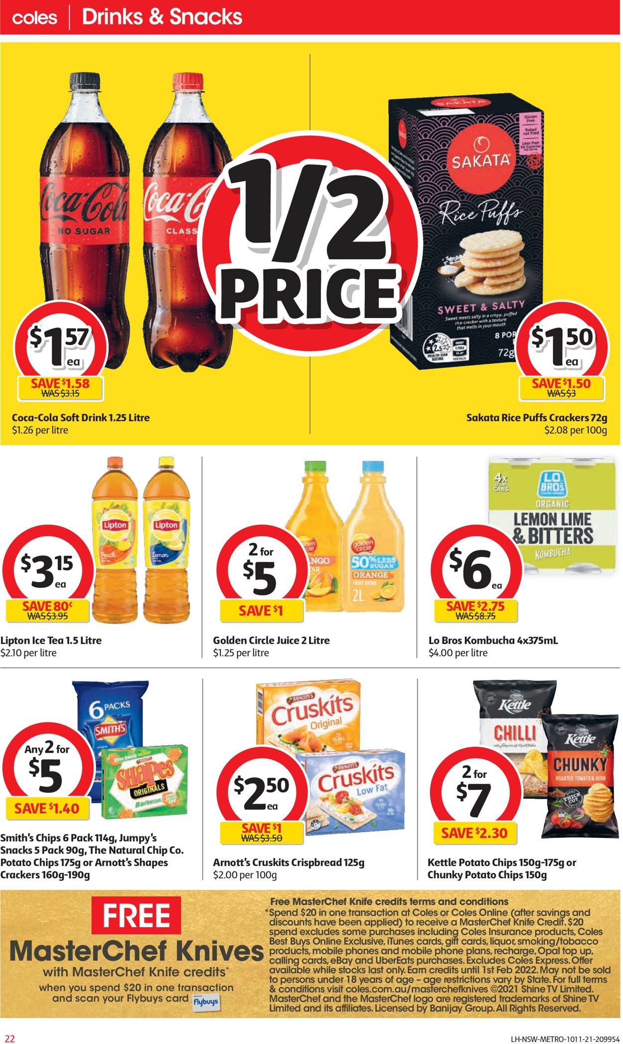 Coles HOLIDAYS 2021 Catalogue - 10/11-16/11/2021 (Page 22)