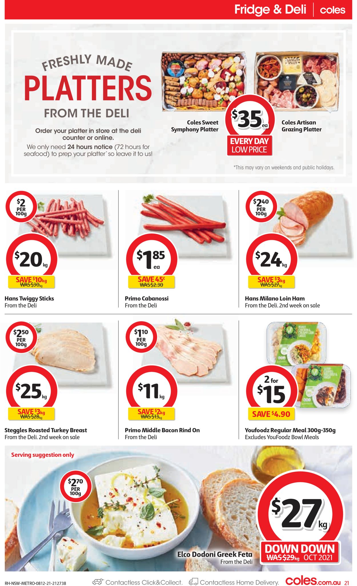 Coles HOLIDAYS 2021 Catalogue - 08/12-14/12/2021 (Page 21)