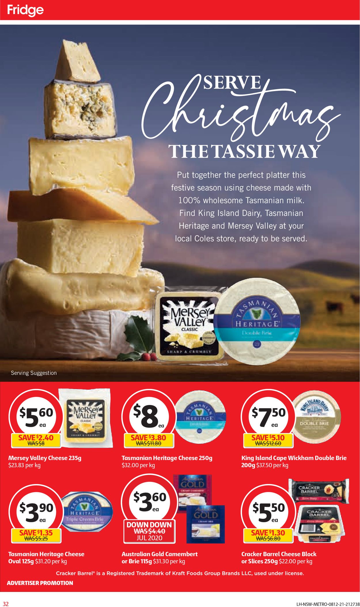 Coles HOLIDAYS 2021 Catalogue - 08/12-14/12/2021 (Page 32)