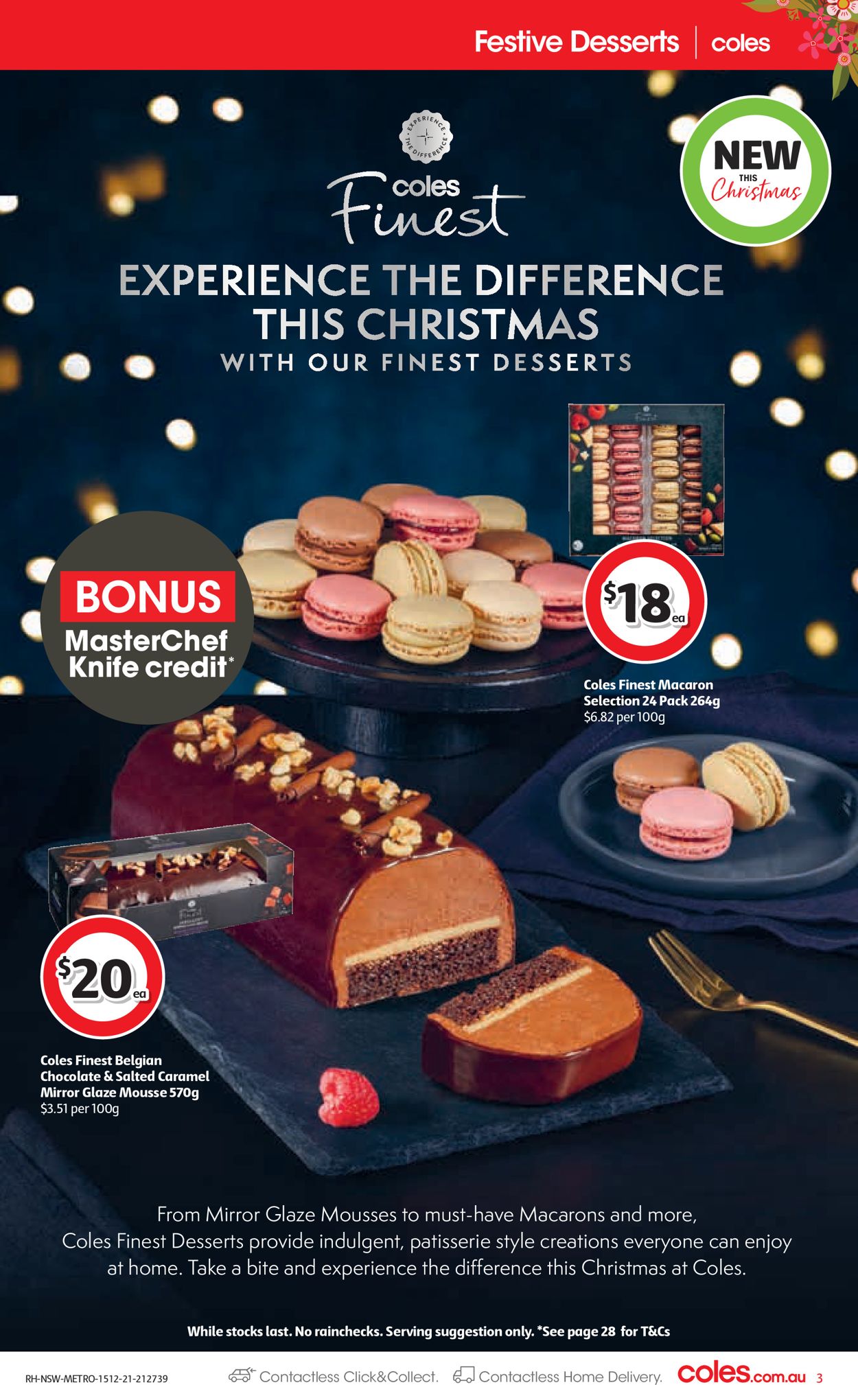 Coles HOLIDAYS 2021 Catalogue - 15/12-24/12/2021 (Page 3)