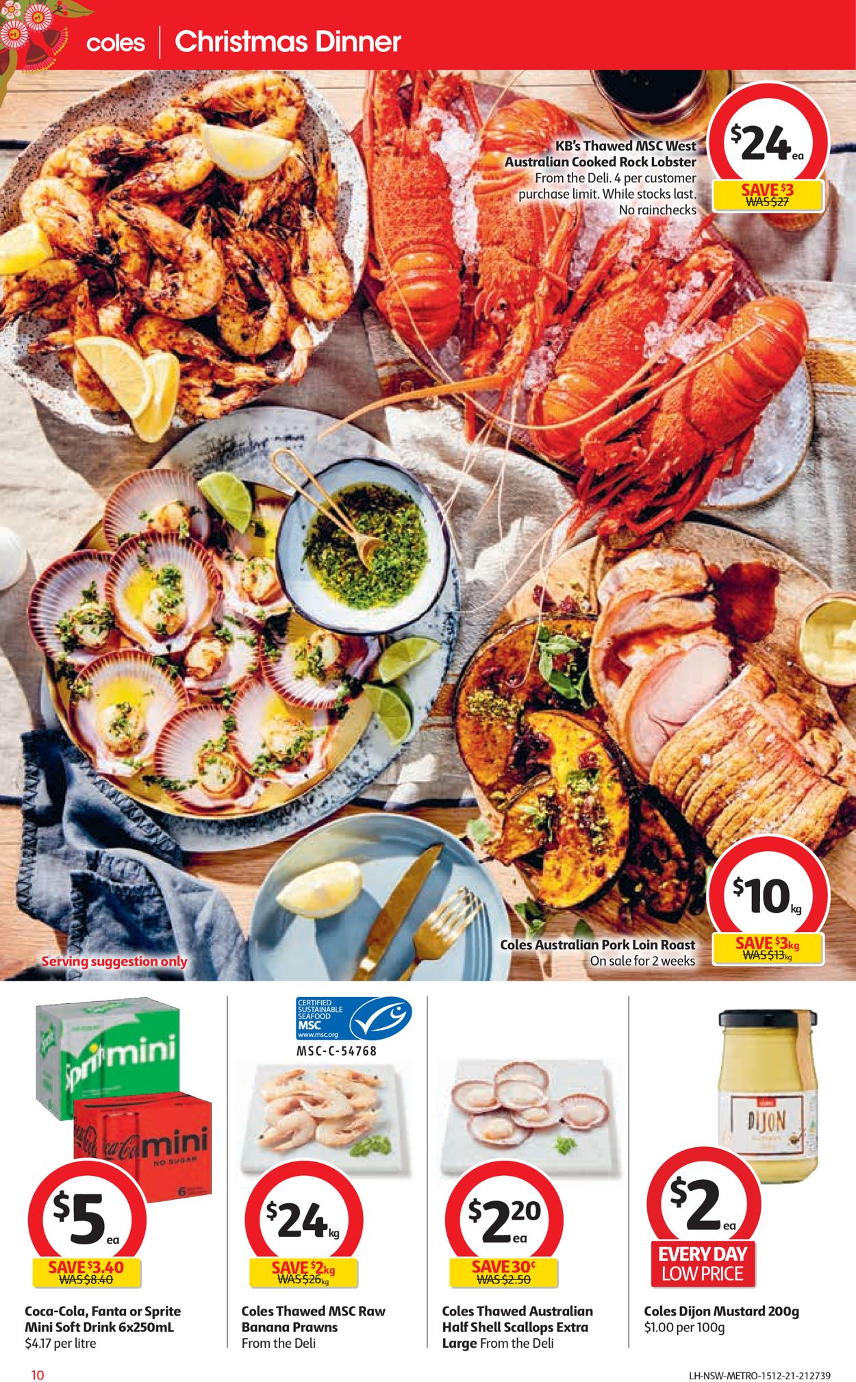 Coles HOLIDAYS 2021 Catalogue - 15/12-24/12/2021 (Page 10)