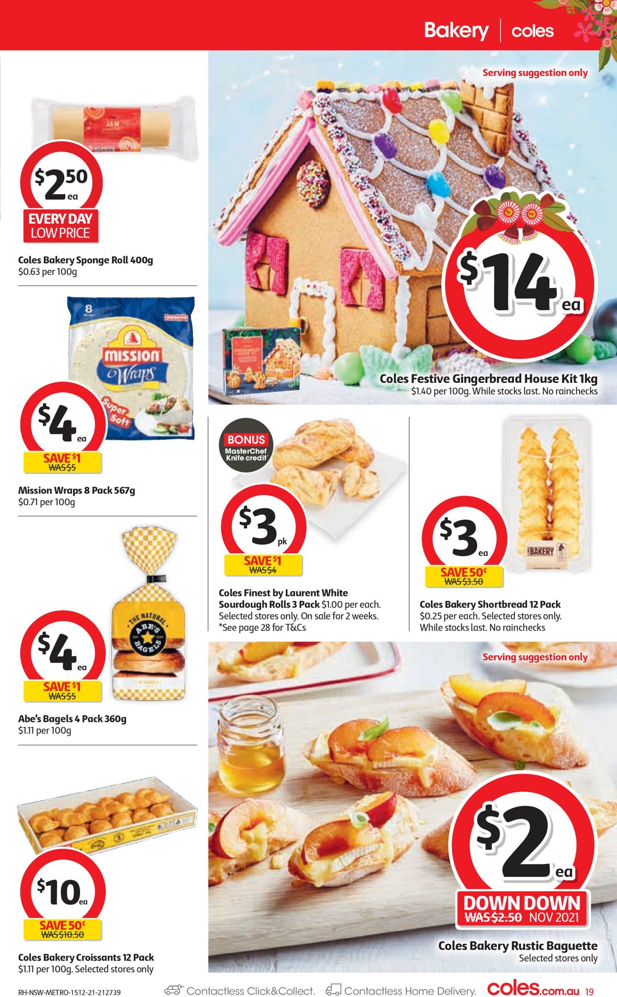 Coles HOLIDAYS 2021 Catalogue - 15/12-24/12/2021 (Page 19)