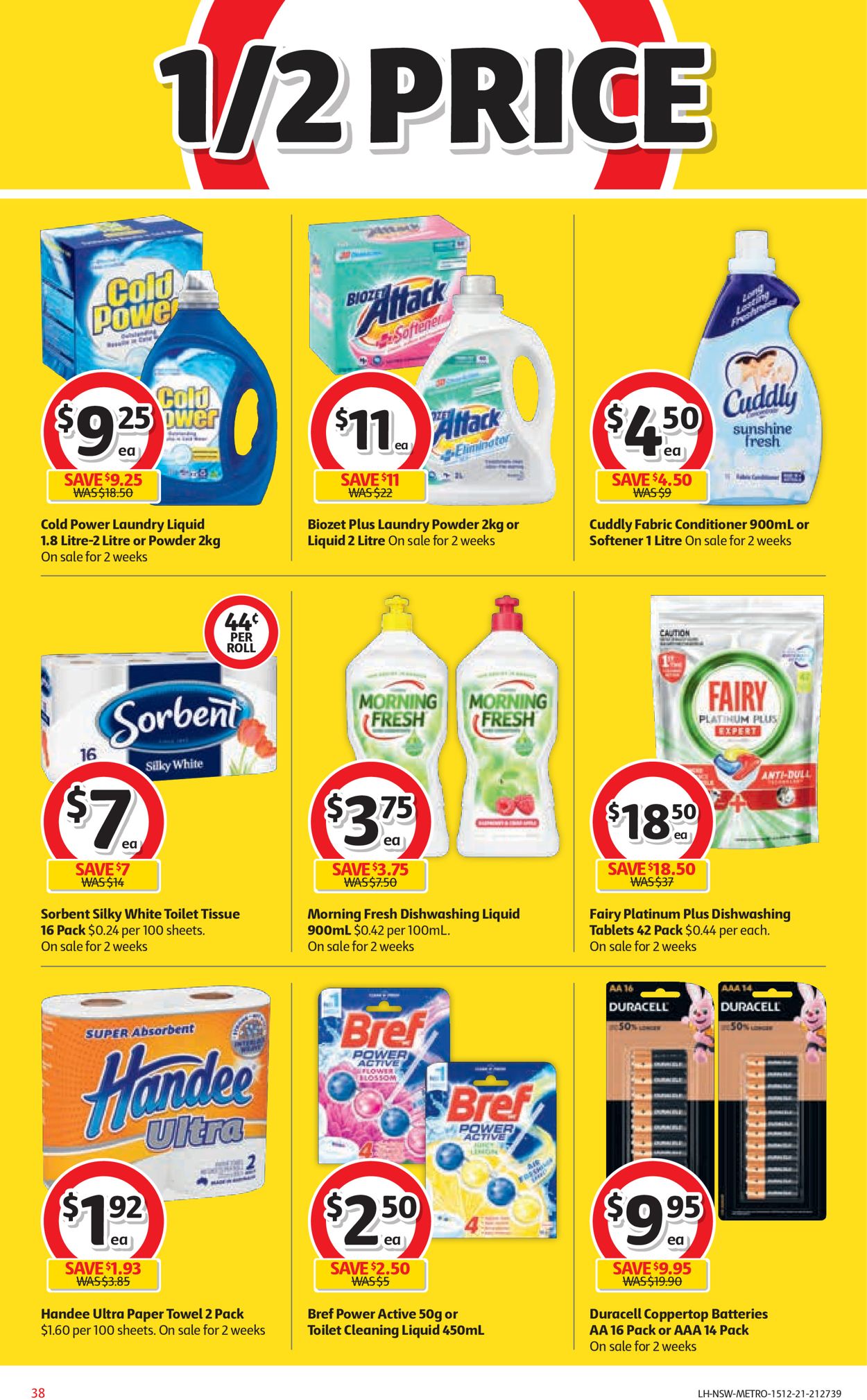 Coles HOLIDAYS 2021 Catalogue - 15/12-24/12/2021 (Page 38)