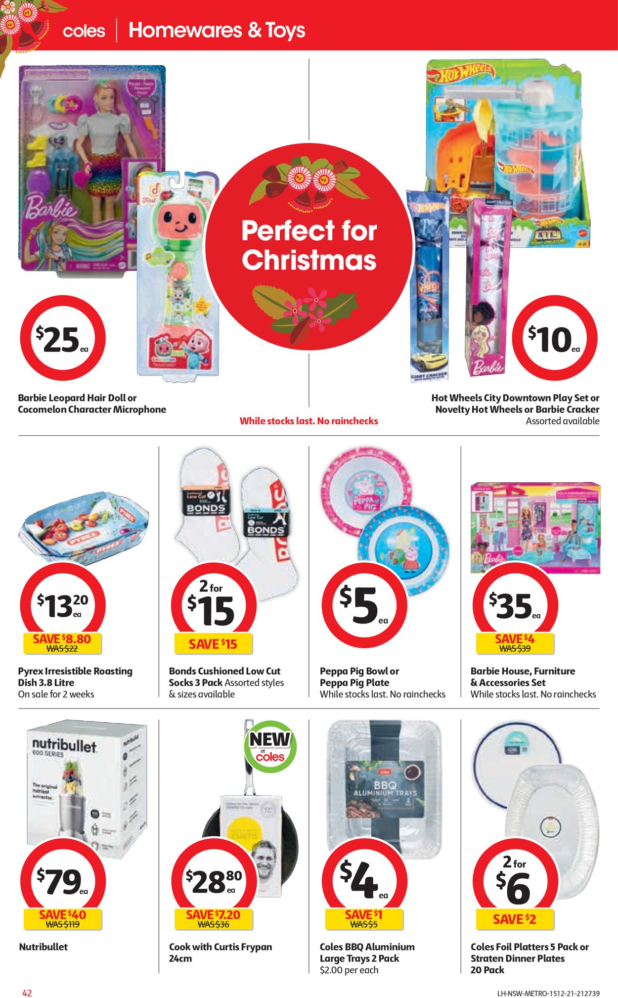 Coles HOLIDAYS 2021 Catalogue - 15/12-24/12/2021 (Page 42)