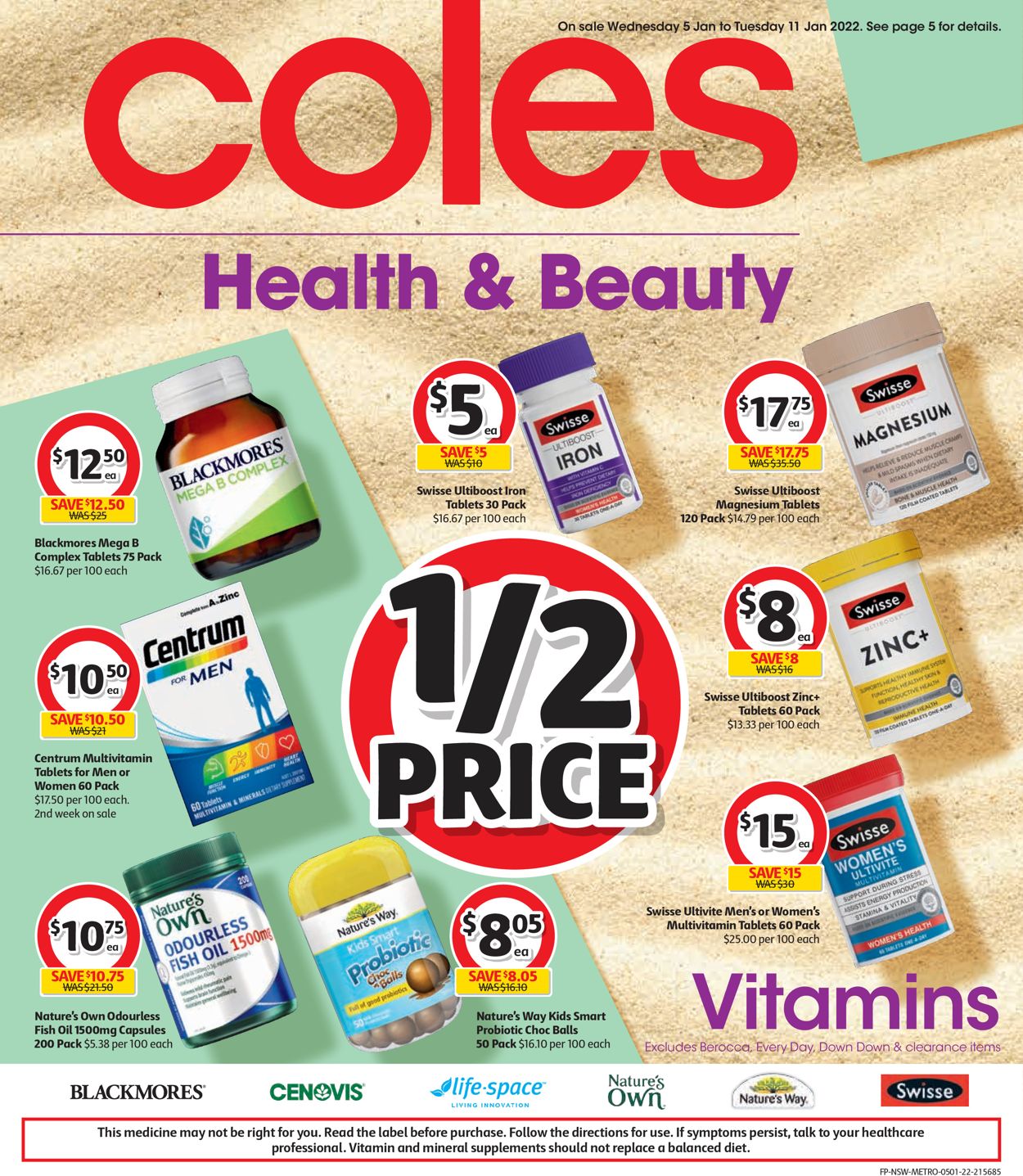 Coles Catalogue - 05/01-11/01/2022