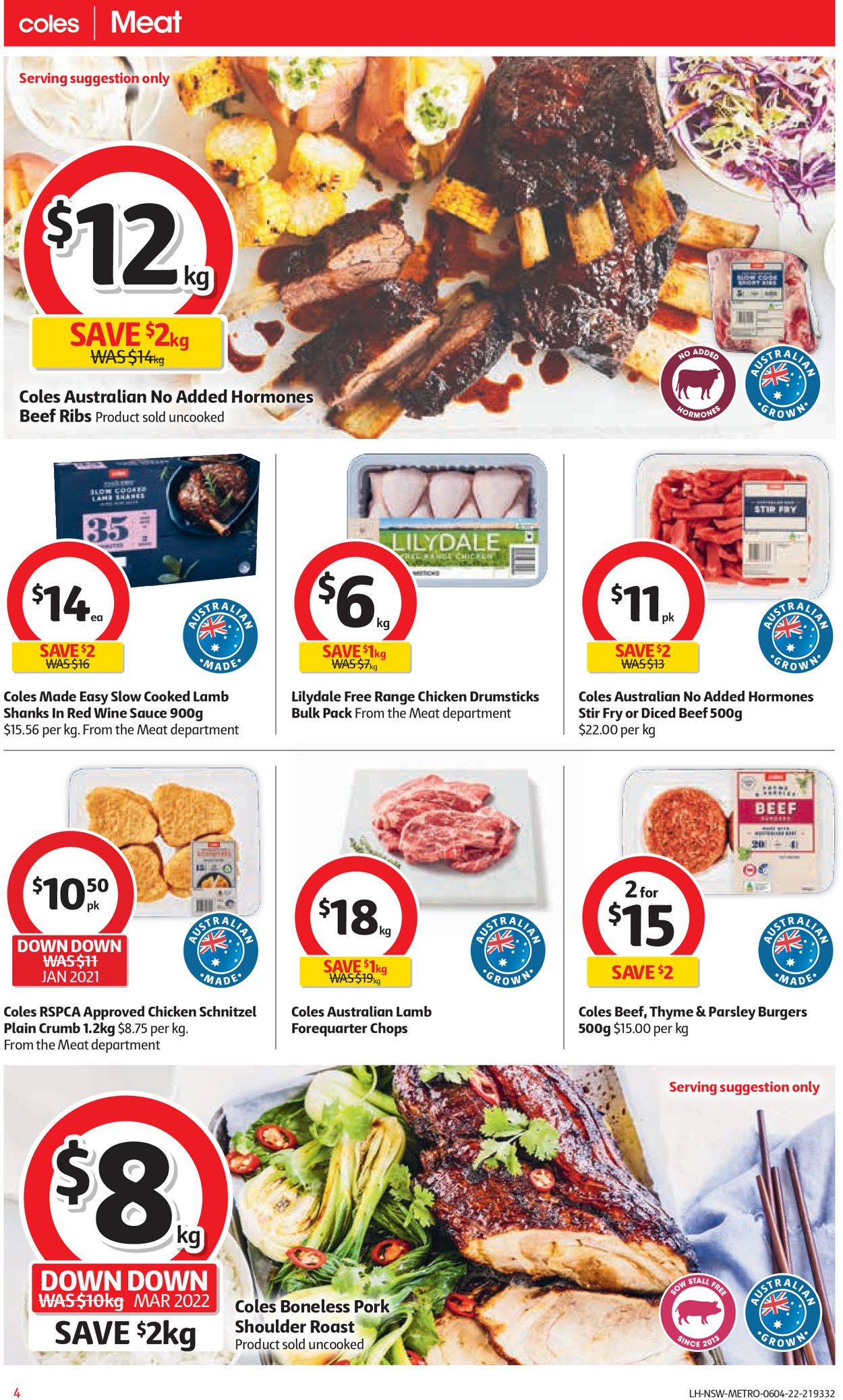 Coles EASTER 2022 Catalogue - 06/04-12/04/2022 (Page 4)
