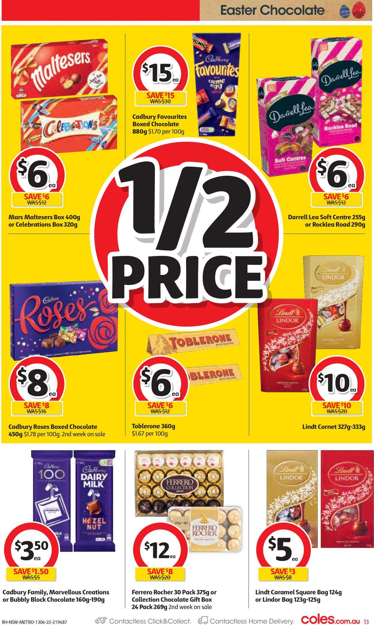Coles EASTER 2022 Catalogue - 13/04-19/04/2022 (Page 13)