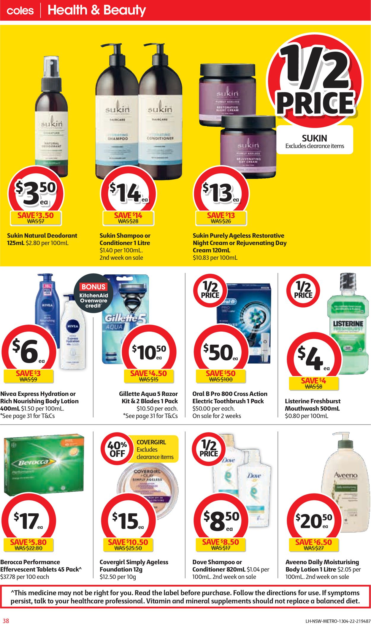 Coles EASTER 2022 Catalogue - 13/04-19/04/2022 (Page 38)
