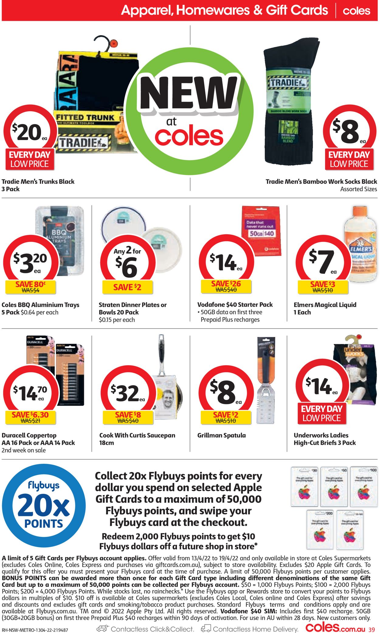Coles EASTER 2022 Catalogue - 13/04-19/04/2022 (Page 39)
