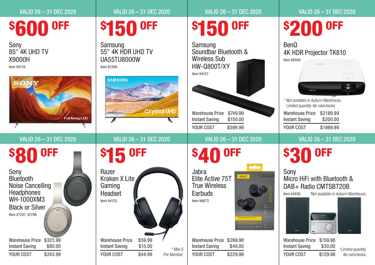Costco - Boxing Week 2020 Catalogue - 26/12-31/12/2020 (Page 2)