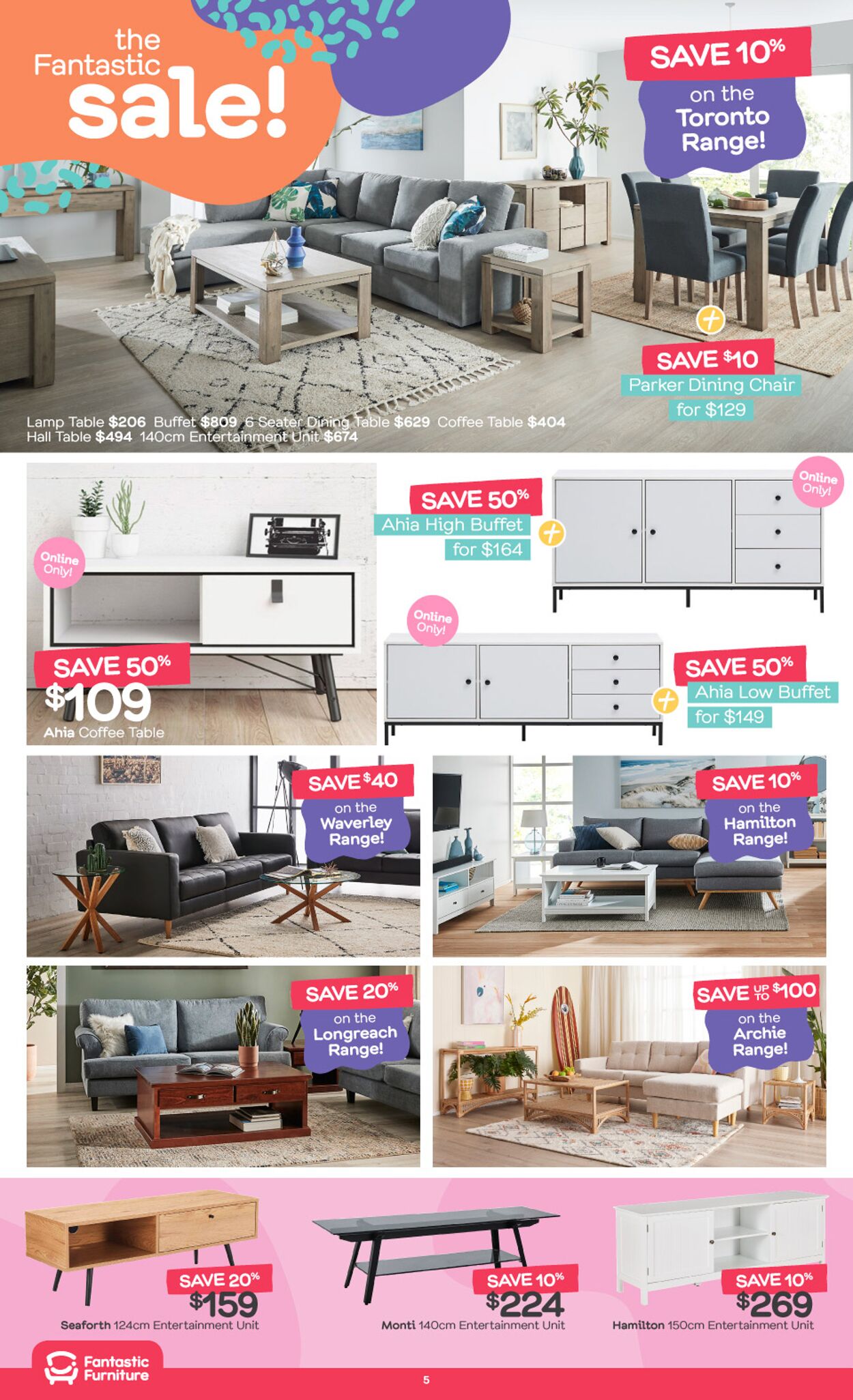 Fantastic Furniture Catalogue - 22/12-31/01/2023 (Page 5)